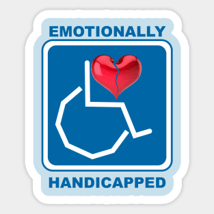Emotionally Handicapped Sticker